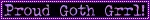 proud goth grrl
